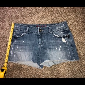 Elle distressed shorts size 8